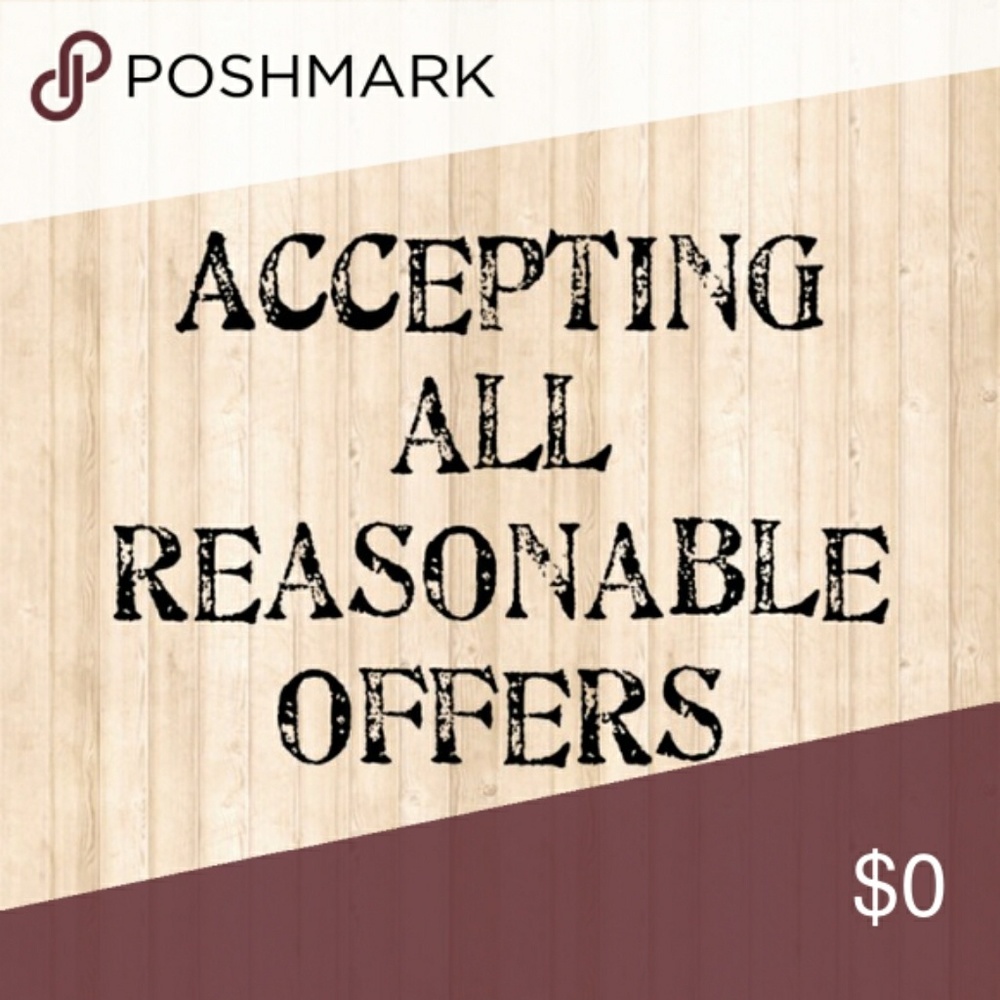 Accepting all reasonable offers!!!